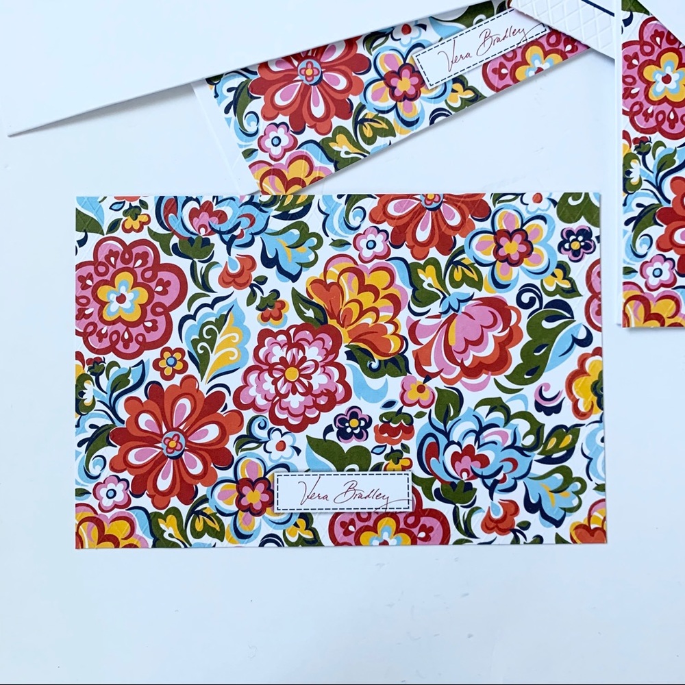 Vera Bradley Stationary Note Cards Six Cards - Picture 5 of 7